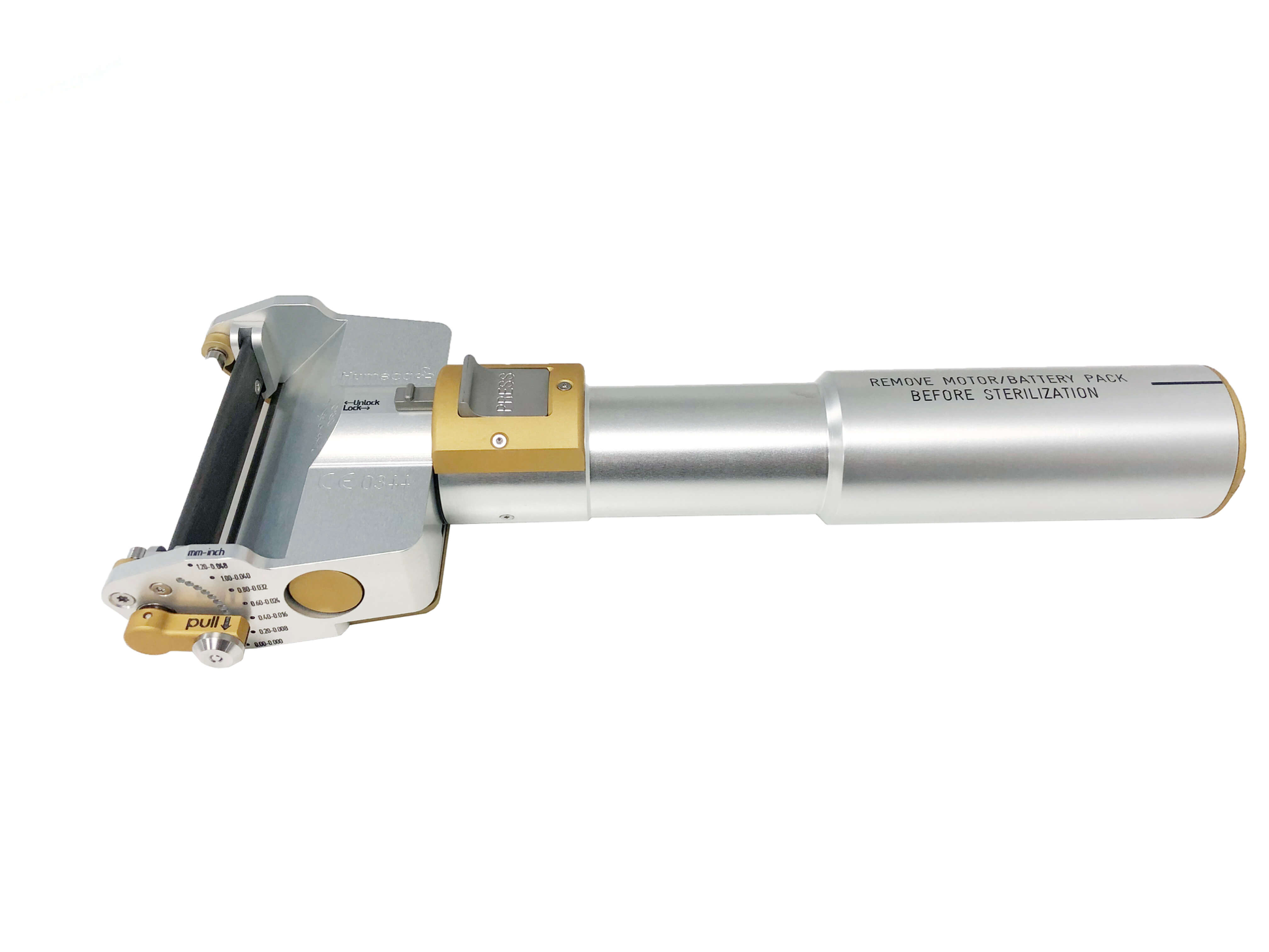 Dermátomo inalámbrico Humeca D80 de 80 mm de ancho de corte