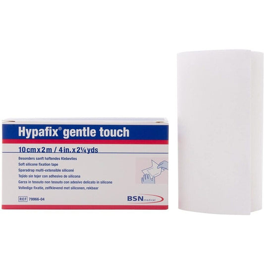Hypafix Gentle Touch 10 cm x 2 m 7996601, sobre fondo blanco