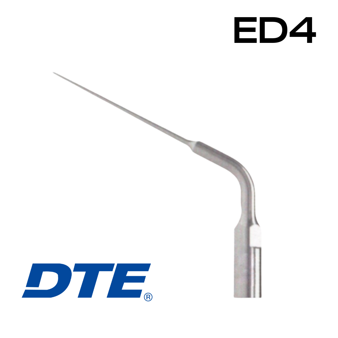 Punta ultrasónica DTE ED4 para endodoncia, vista del inserto