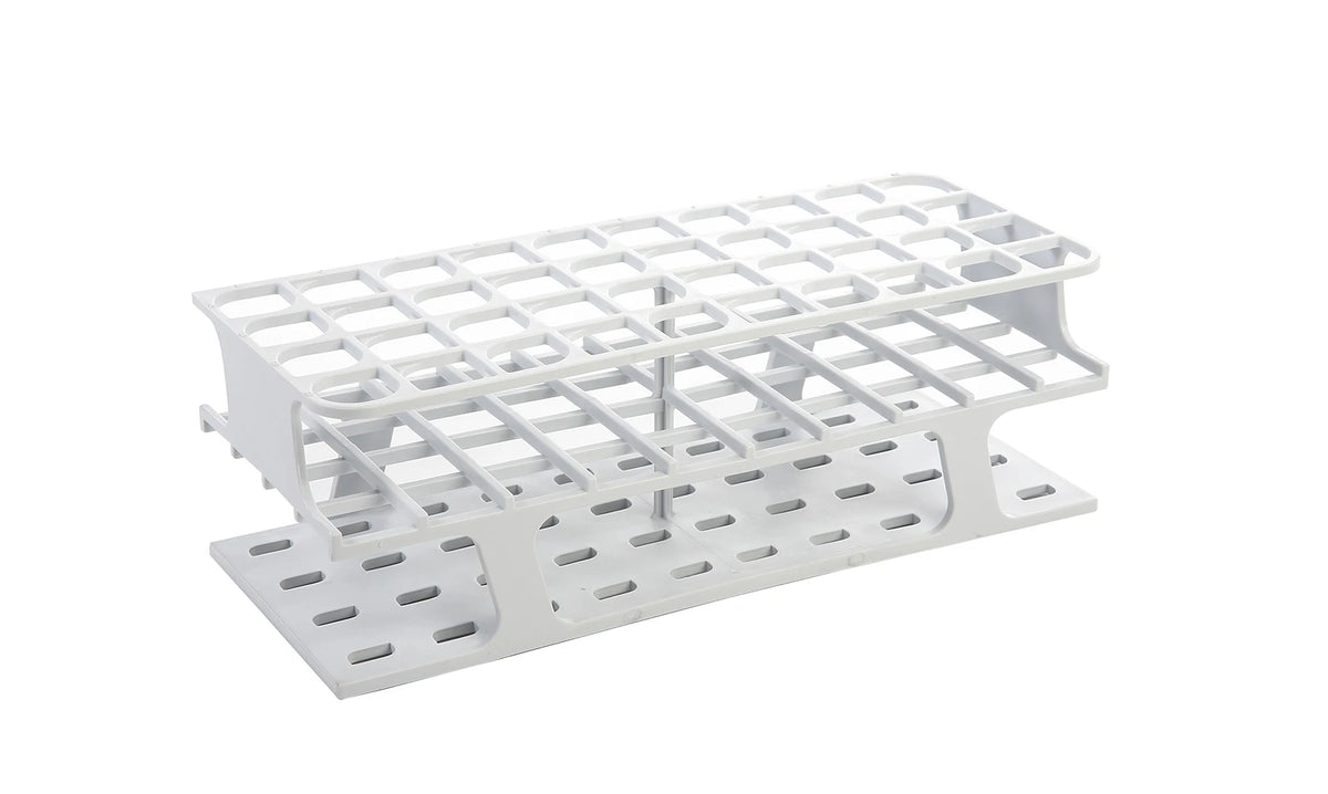 Gradilla OneRack Heathrow Scientific HS27513A de 40 posiciones, pozo de 20 mm, color blanco