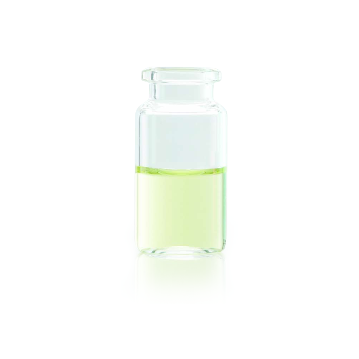 Fotografía oficial del formato de vial headspace WHEATON de fondo redondeado, boca crimp de 20 mm; referencias WHE-225277