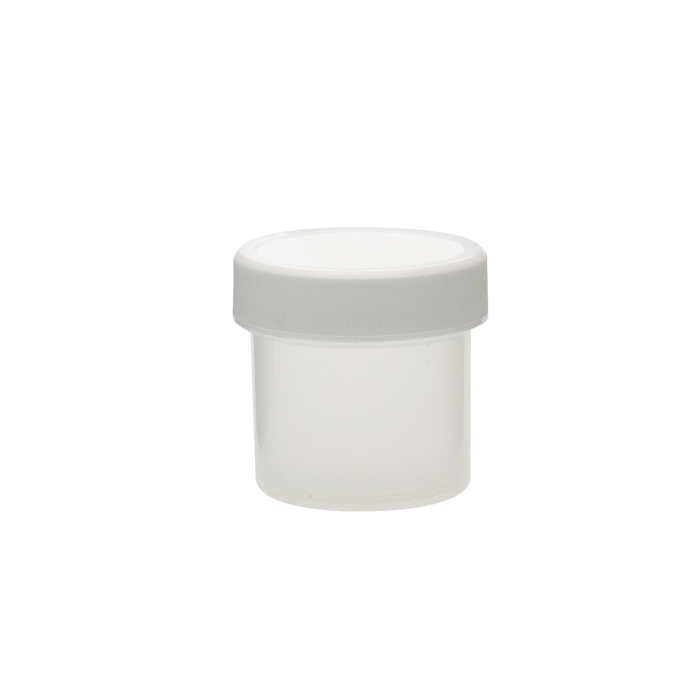 Frasco WHEATON de PP con tapa sin sello WHE-W209900, 30 mL; fotografía oficial ilustrativa, venta por caja de 72