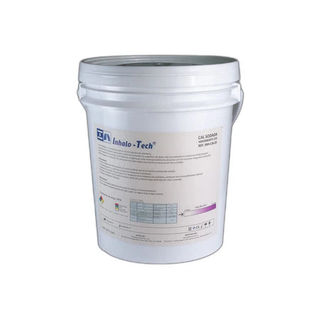 Cubeta de cal sodada con indicador Inhalo-Tech INH-CSOD de 16 kg