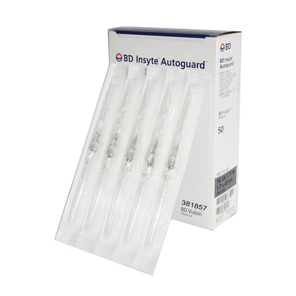 BD Insyte Autoguard catéter 16G x 1.77 pulgadas, referencia 381857