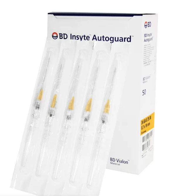 BD Insyte Autoguard catéter 14G x 1.75 pulgadas, referencia 381867