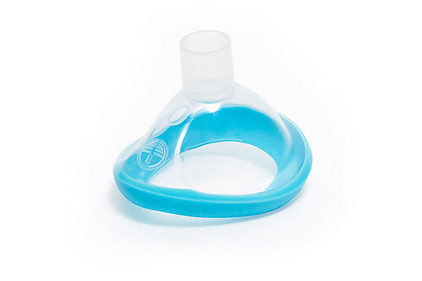 MASCARILLA DE ANESTESIA CLEARLITE, TAMAÑO 0, NEONATAL, COLOR AZUL, 15M — Intersurgical 7290000