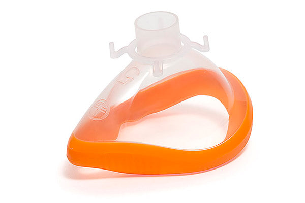 MASCARILLA DE ANESTESIA CLEARLITE, TAMAÑO 5, ADULTO GRADE, COLOR NARANJA, 22F — Intersurgical 7295000