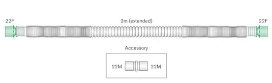 Ilustración de familia Compact Intersurgical 1526000 con sus conectores y adaptador; esta ficha ofrece 2010245 para GE, conector GE no ilustrado