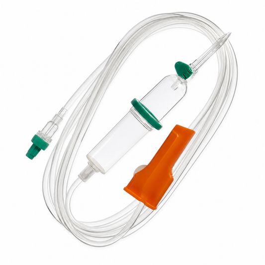 B. Braun Intrafix SafeSet 4063003, equipo de infusión de 230 cm, sobre fondo blanco
