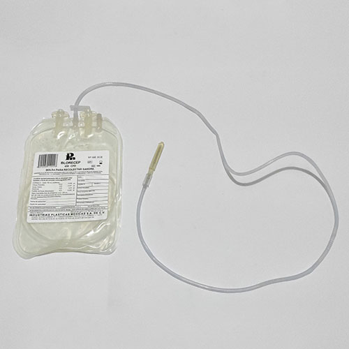 Bolsa Blorecep IPM 1002 para recolectar sangre de 450 ml con anticoagulante CPD