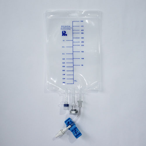 Bolsa EVA IPM para alimentación parenteral de 500 ml con bureta