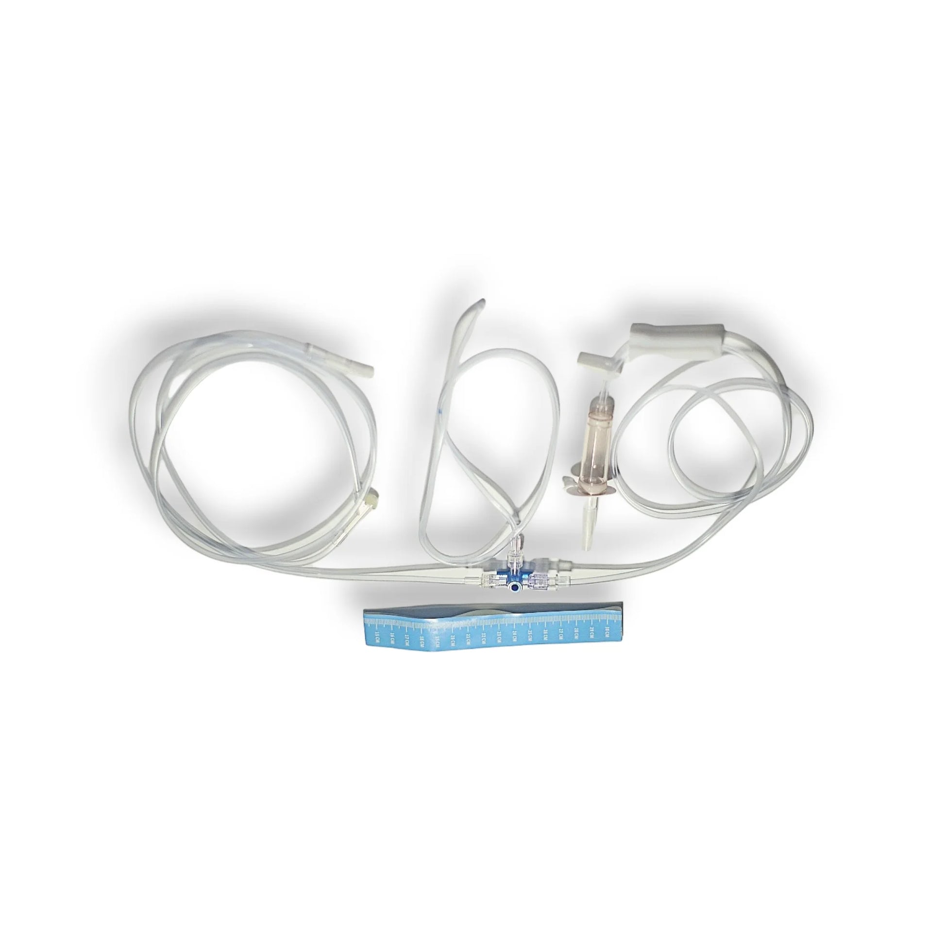 Equipo IPM PVC con manómetro flexible para presión venosa central