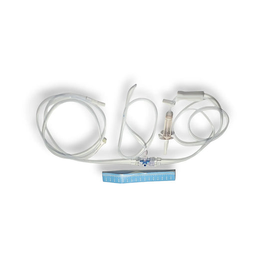 Equipo IPM PVC con manómetro flexible para presión venosa central