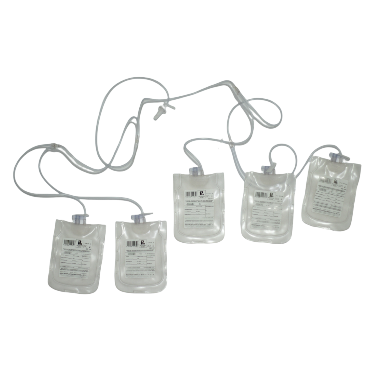 Equipo transfer IPM de 5 bolsas x 100 ml
