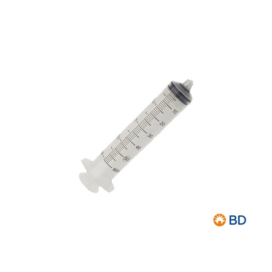 Jeringa hipodérmica desechable BD de 3 ml sin aguja referencia 302545