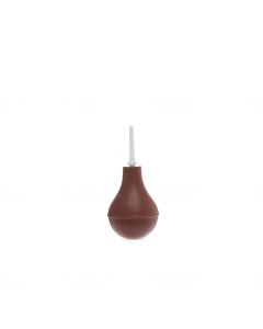 Jeringa de pera Edigar No. 4 de hule natural rojo