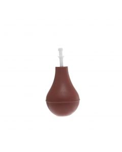 Jeringa de pera Edigar No. 6 de hule natural rojo