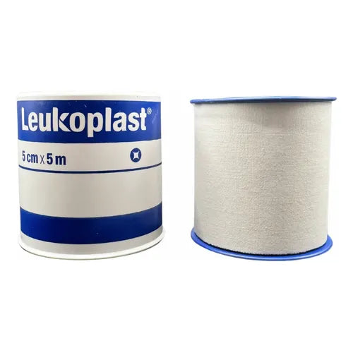 Leukoplast White tela adhesiva blanca de 5 cm x 5 m