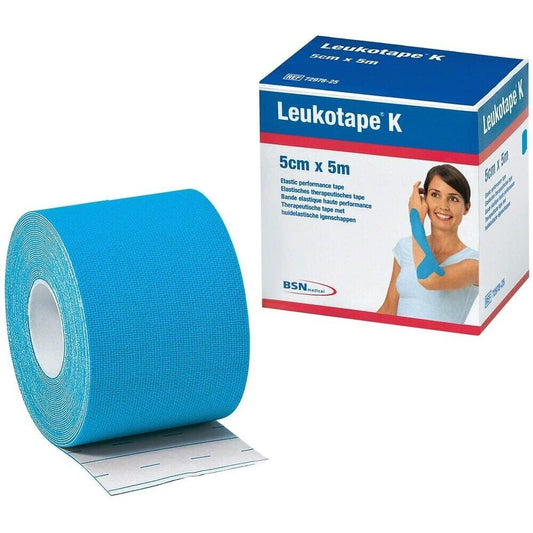 Venda Neuromuscular Leukotape K 5cmx5m Azul Claro 7297824