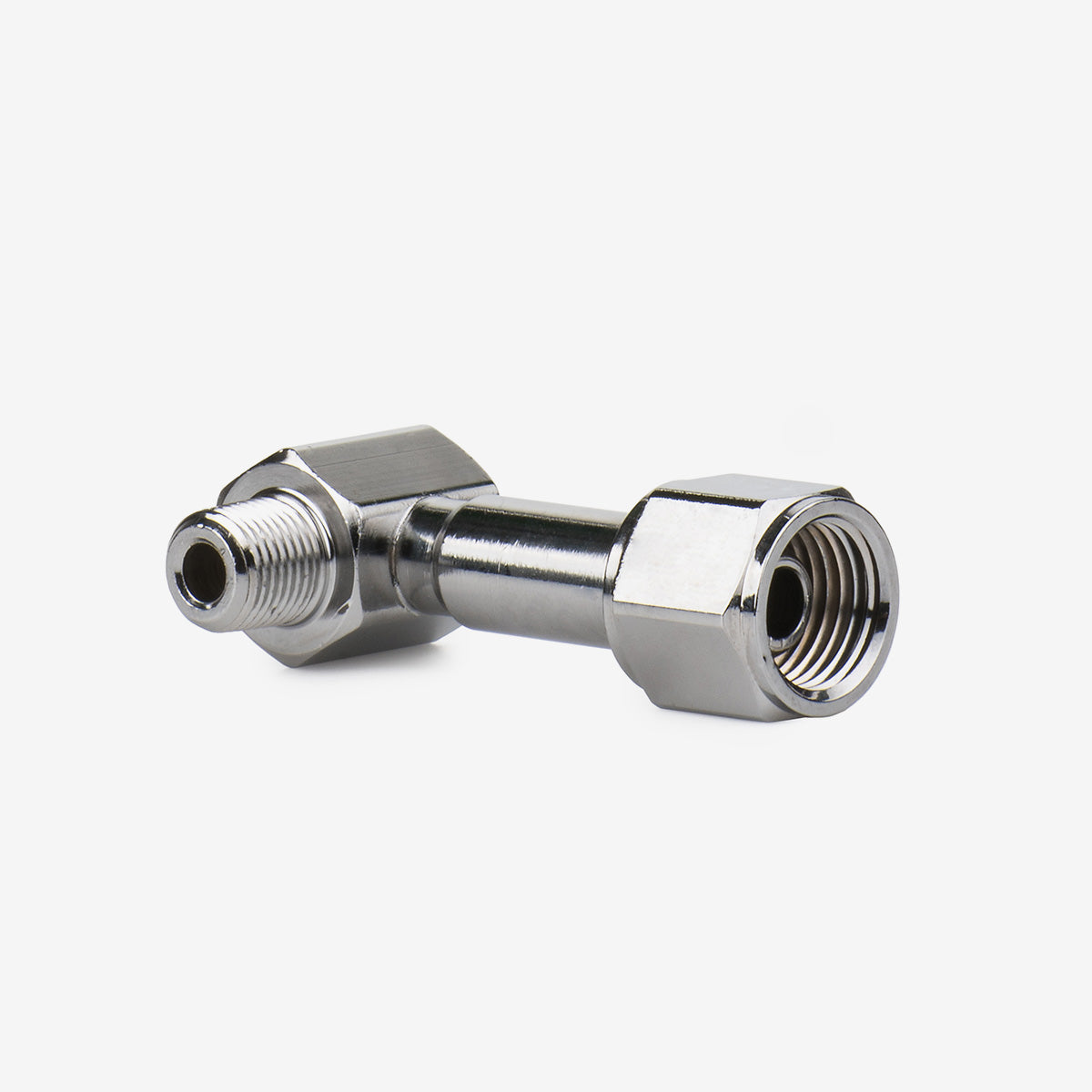 Familia de codos Maxtec: modelo DISS RP11P20 ilustrativo; la oferta es RP12P75 street elbow de 90°, sin equivalencia de conexiones