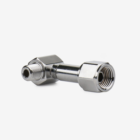 Familia de codos Maxtec: modelo DISS RP11P20 ilustrativo; la oferta es RP12P75 street elbow de 90°, sin equivalencia de conexiones