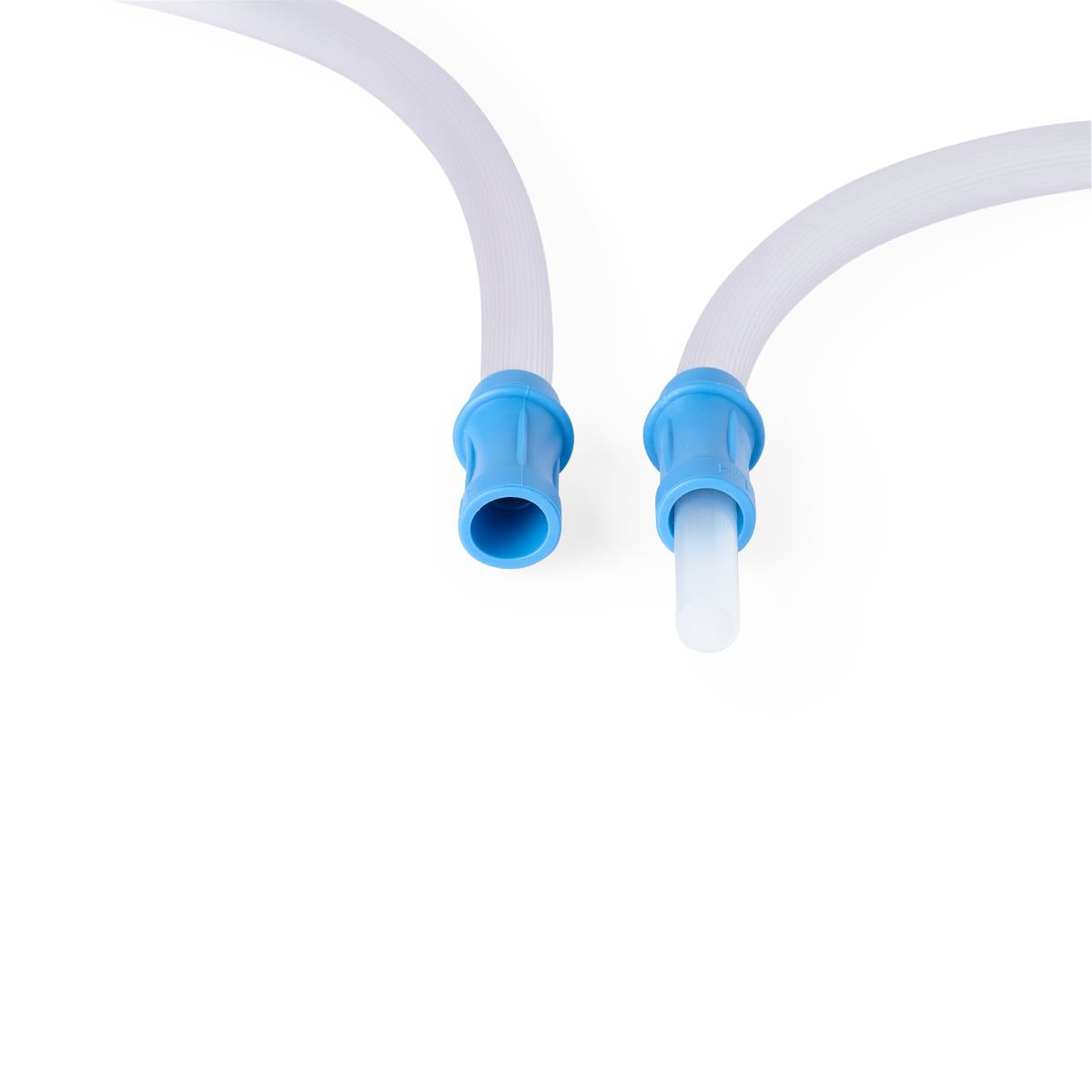 Medline DYND50251, tubo de conexión para aspiración de 1/4 × 10 pies con conectores azules