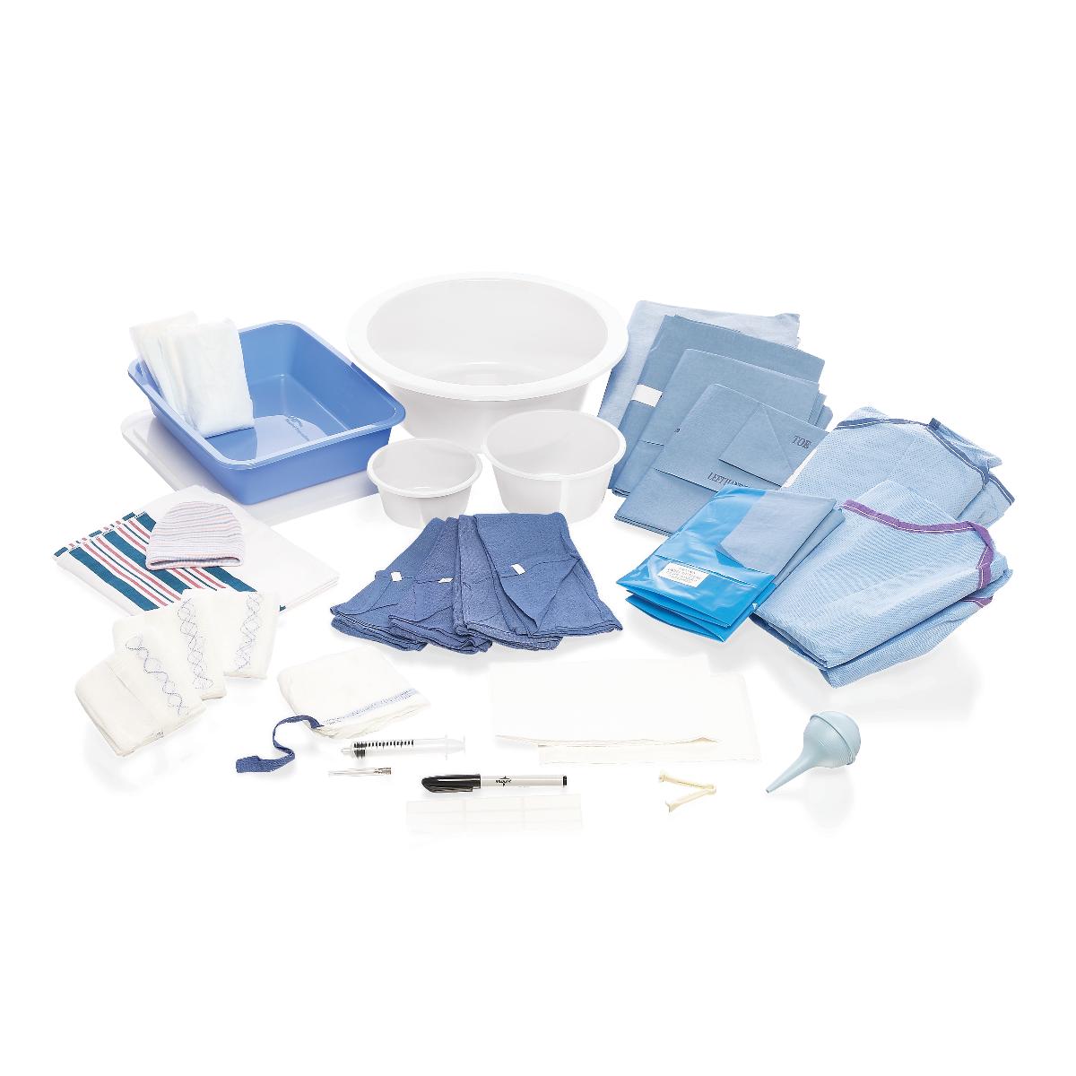 Medline DYNJ16982B, paquete integral de material para cirugía menor