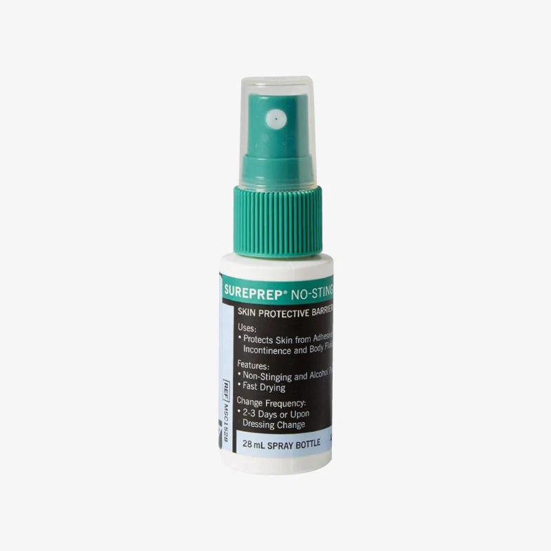 Medline SurePrep MSC1528, spray protector de piel sin alcohol, 28 ml