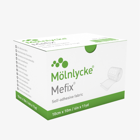 Cinta de Fijación Autoadhesiva Mefix 10 cm x 10 m Mölnlycke