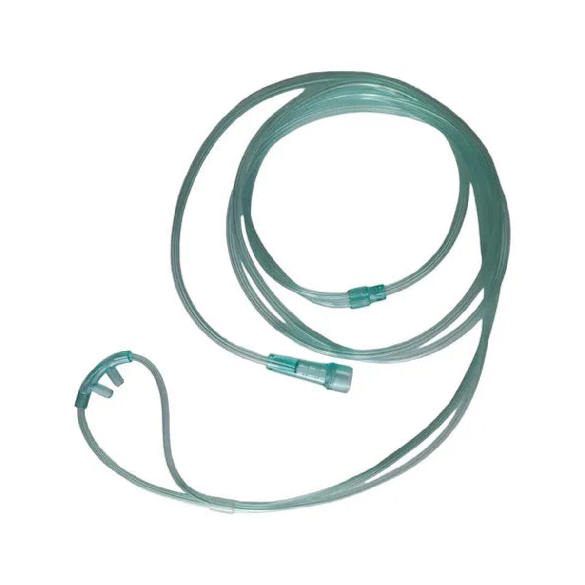 MerkaMed 5010 cánula nasal para oxígeno adulto de 180 cm sobre fondo blanco