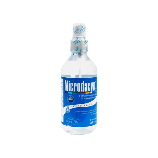 Microdacyn 60 solución antiséptica de superoxidación, frasco de 240 ml, ref. 698324