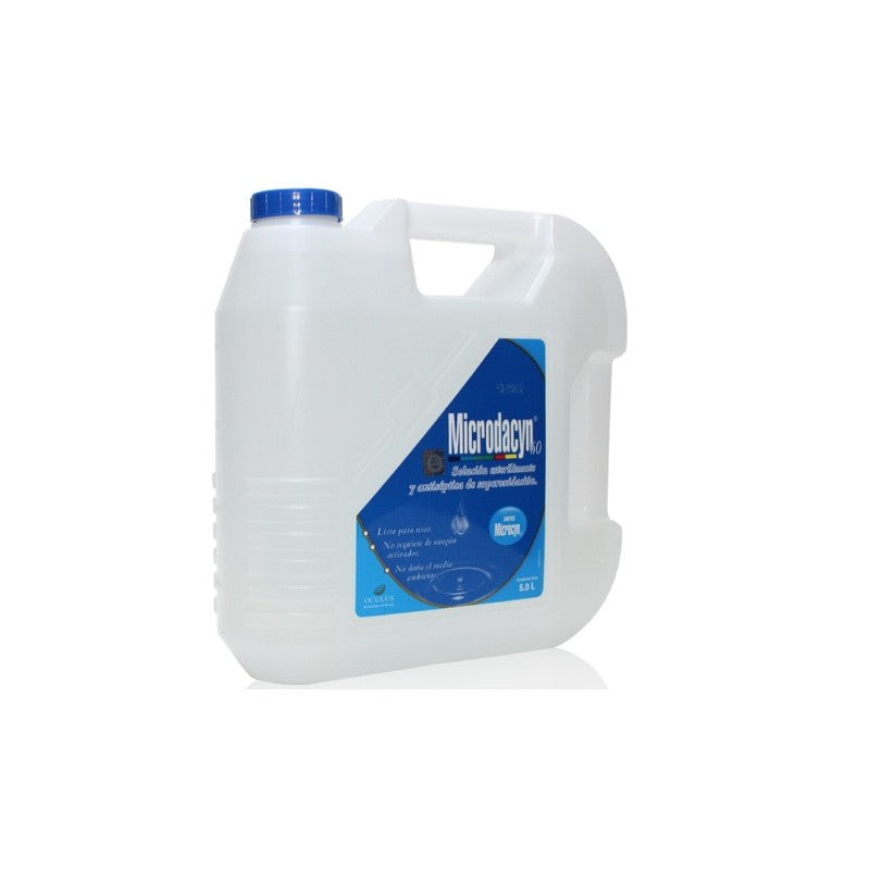 Microdacyn 60 solución antiséptica de superoxidación, galón de 5 litros, ref. 698386