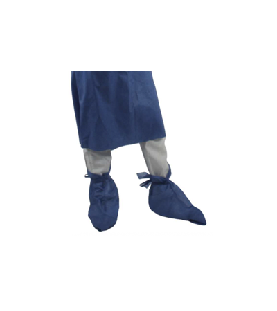 Bota azul desechable para cirujano con plantilla, paquete de 25 pares