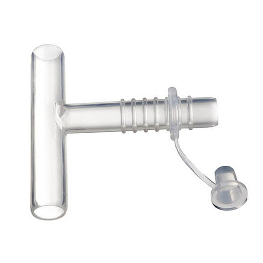 Montgomery Safe-T-Tube estándar 4200 de silicona transparente con tapón y aro
