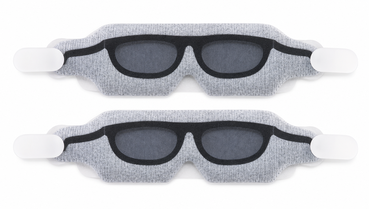 Imagen ilustrativa optimizada: Neotech NeoShades N722, protector ocular grande para fototerapia, sobre fondo blanco
