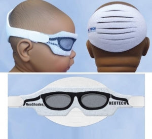 Neotech NeoShades N728 Small, protector ocular con cinta para fototerapia