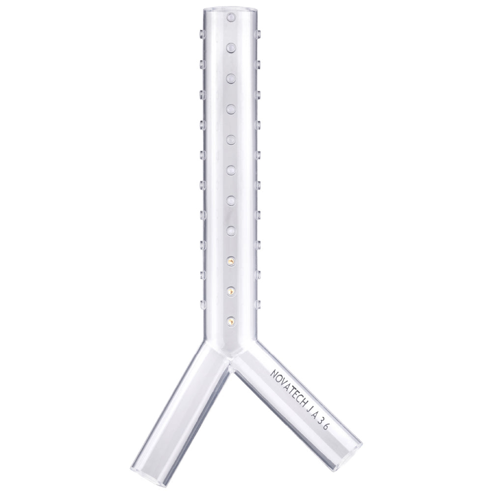 Stent de bifurcación NOVATECH GSS Y; referencia visual de la familia 14–18 mm