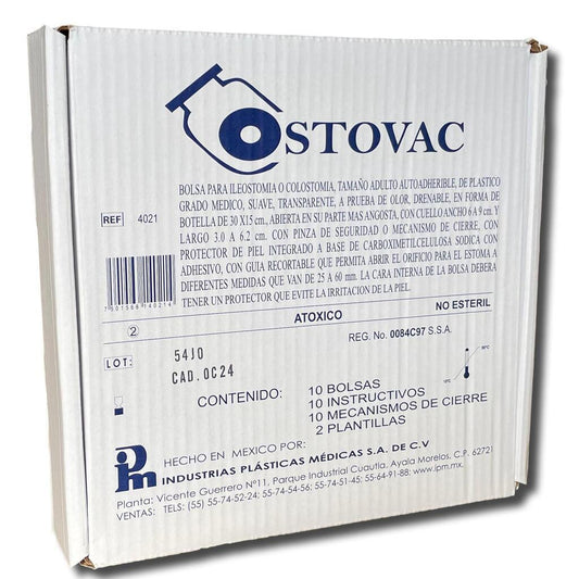 Bolsas de Colostomia Ostvac Con Barrera Integrada 4021