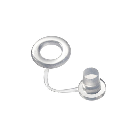 Juego de tapón y aro de silicona incluido con el Montgomery Safe-T-Tube