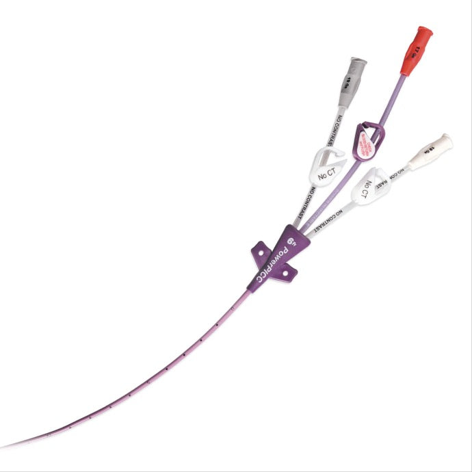 BD PowerPICC 8375118 de 5 Fr x 55 cm, triple lumen