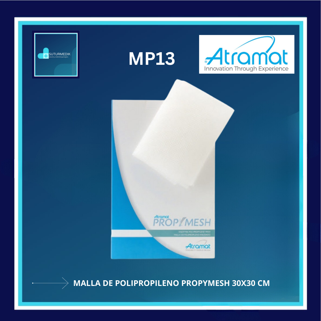 Atramat PropyMesh MP13, malla de polipropileno 30 x 30 cm