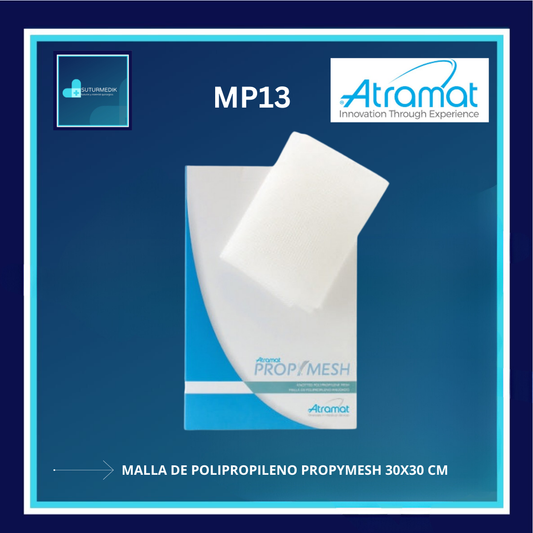 Atramat PropyMesh MP13, malla de polipropileno 30 x 30 cm