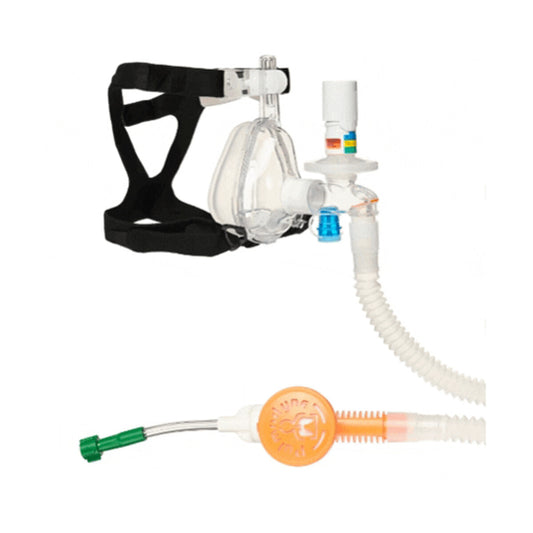 Pulmodyne 313-8017X O2-MAX Trio sobre fondo blanco