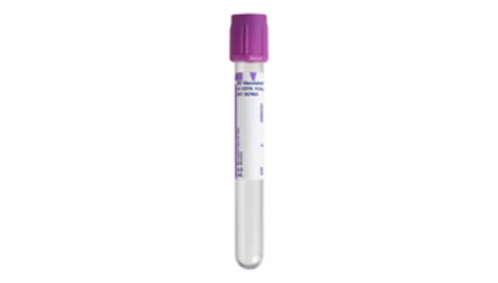 Tubo BD Vacutainer 367863, 6 mL; Hemogard, lavanda