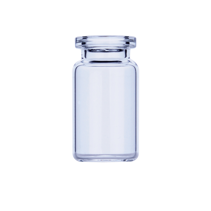 Vial WHEATON COMPLETEPAK de vidrio incoloro, 5 mL, sin cierre colocado; referencia WHE-W987001-S.
