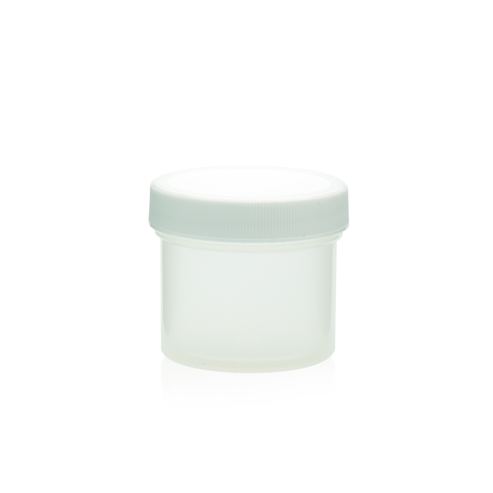 Frasco WHEATON de PP con tapa y sello PE WHE-W209907, 60 mL; fotografía oficial ilustrativa, venta por caja de 48