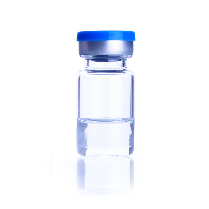 Kit WHEATON COMPLETEPAK de vial incoloro, tapón Ultra Pure Serum y sello Flip azul; montaje ilustrativo. Presentación y contenido por referencia: WHE-W991006-CP, WHE-W991006-CPMP.