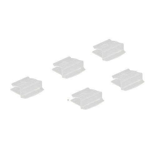 Broches para carpetas de portaobjetos Heathrow Scientific HS120654, transparente, fotografía oficial; el paquete de venta contiene cien broches