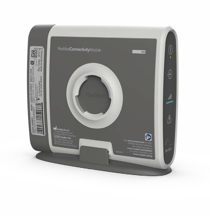 Módulo ResMed Connectivity Module RCM completo, fotografía del catálogo identificada con la referencia 27205
