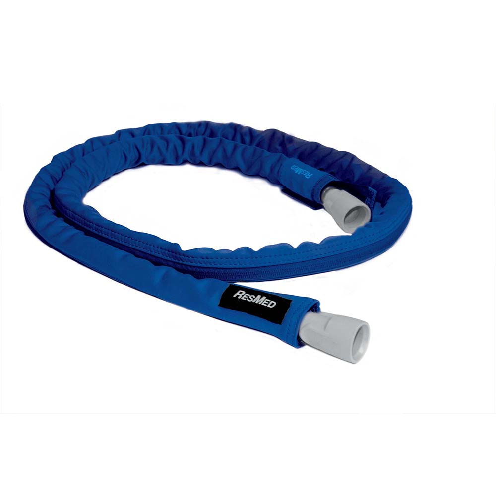 Funda azul para tubo estándar ResMed 33963; tubo de demostración no incluido